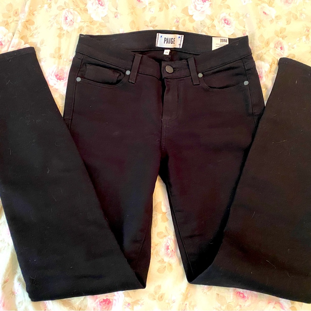 Paige Ultra Skinny Black Jeans 29